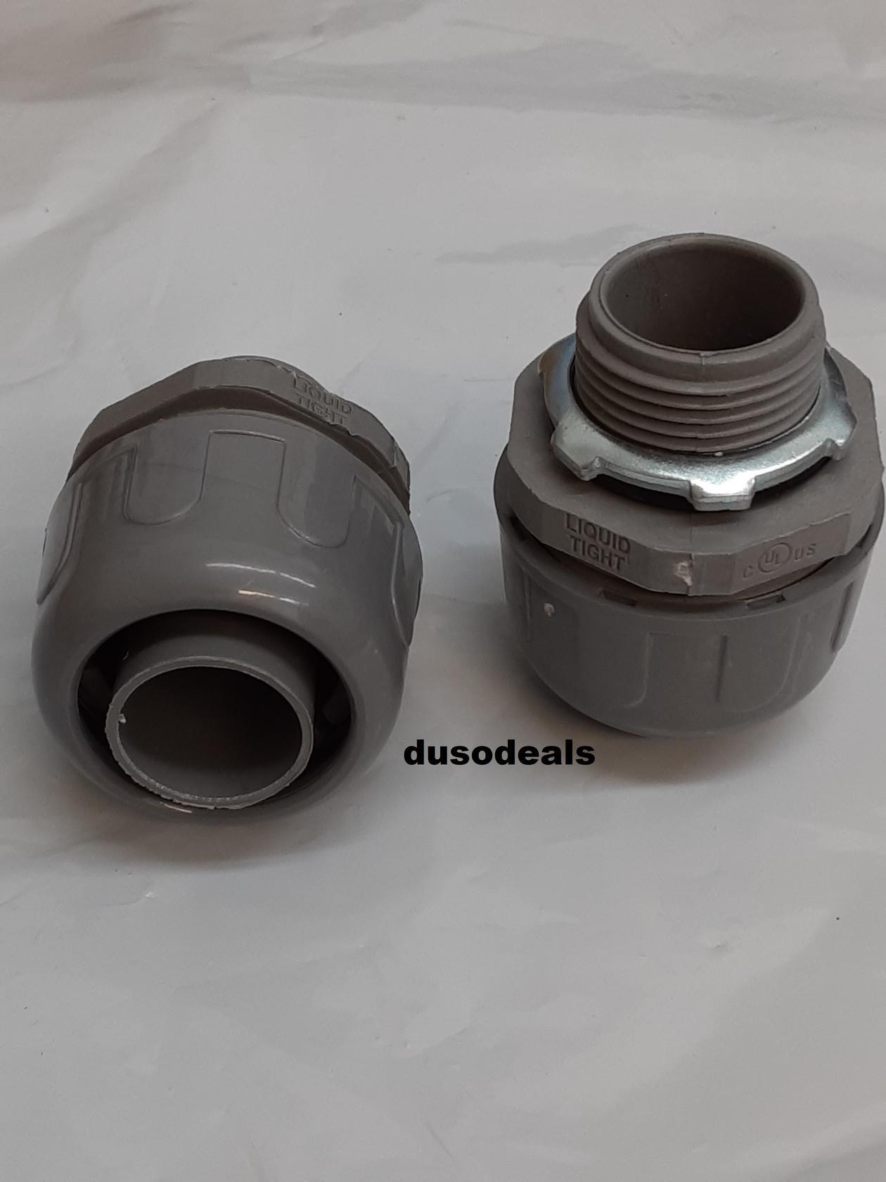 Konkore Fittings Straight Conn Nonmetallic Liquid tight, trade size: 3/4, No: