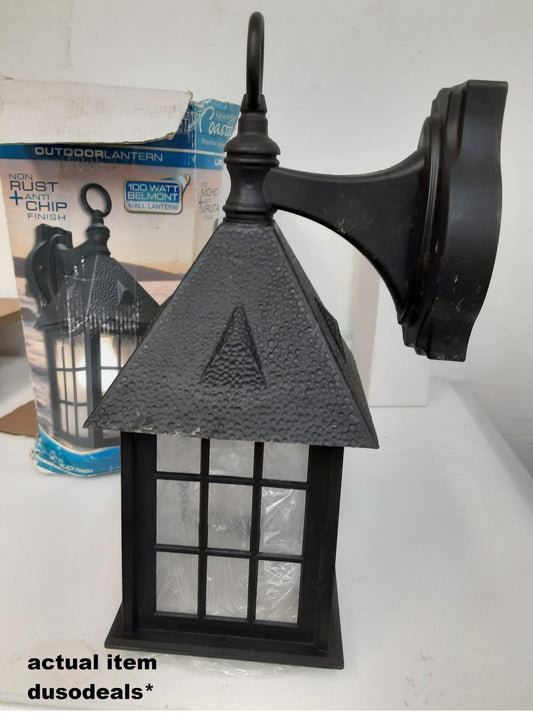 Newport Coastal Belmont Black Wall Mount Lantern- SHADE ONLY- No accessories*