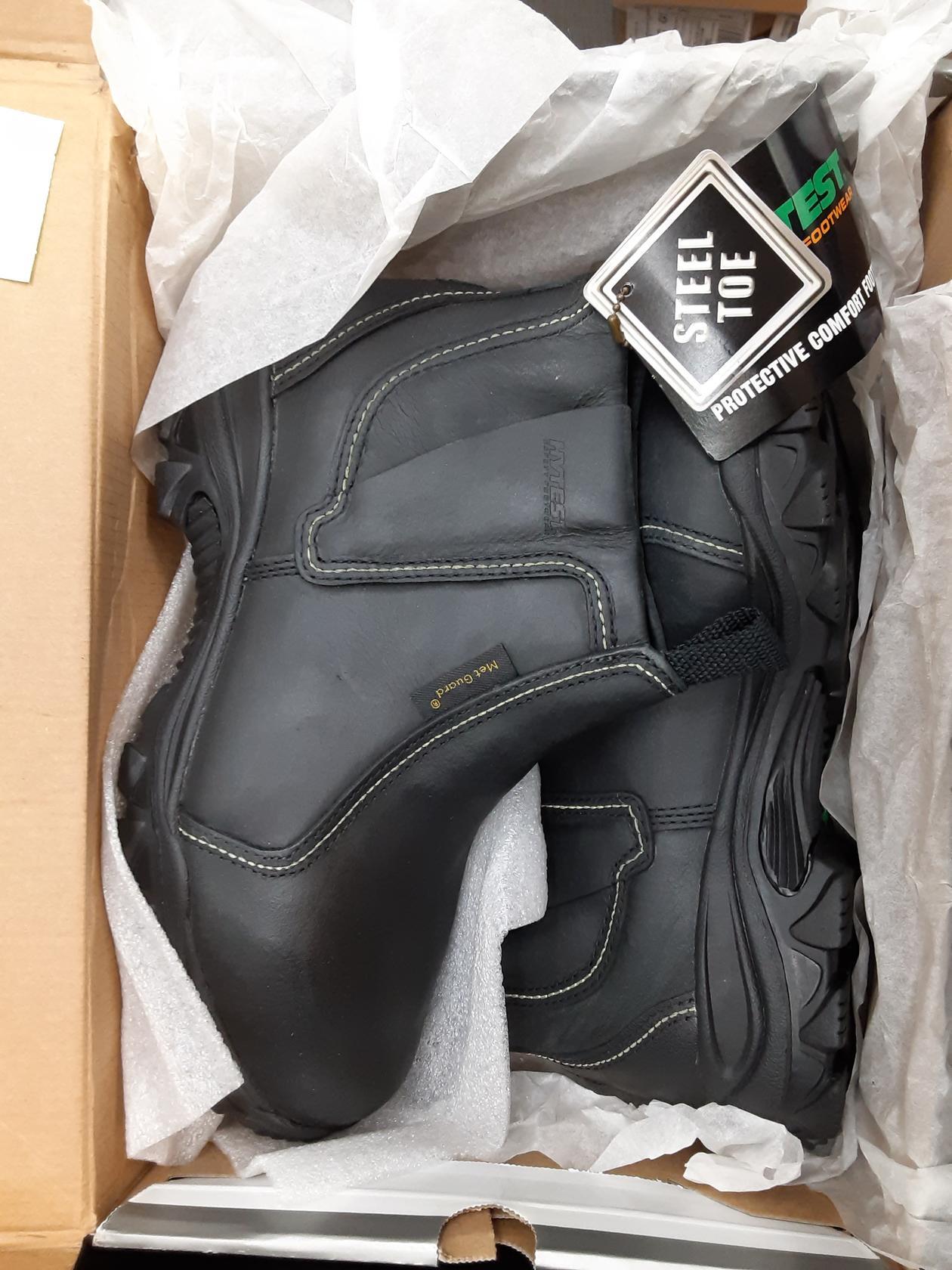 Hytest Safety Footwear 5" Welders Boot , BLACK, K13210, 9.5 WIDE MENS *READ*