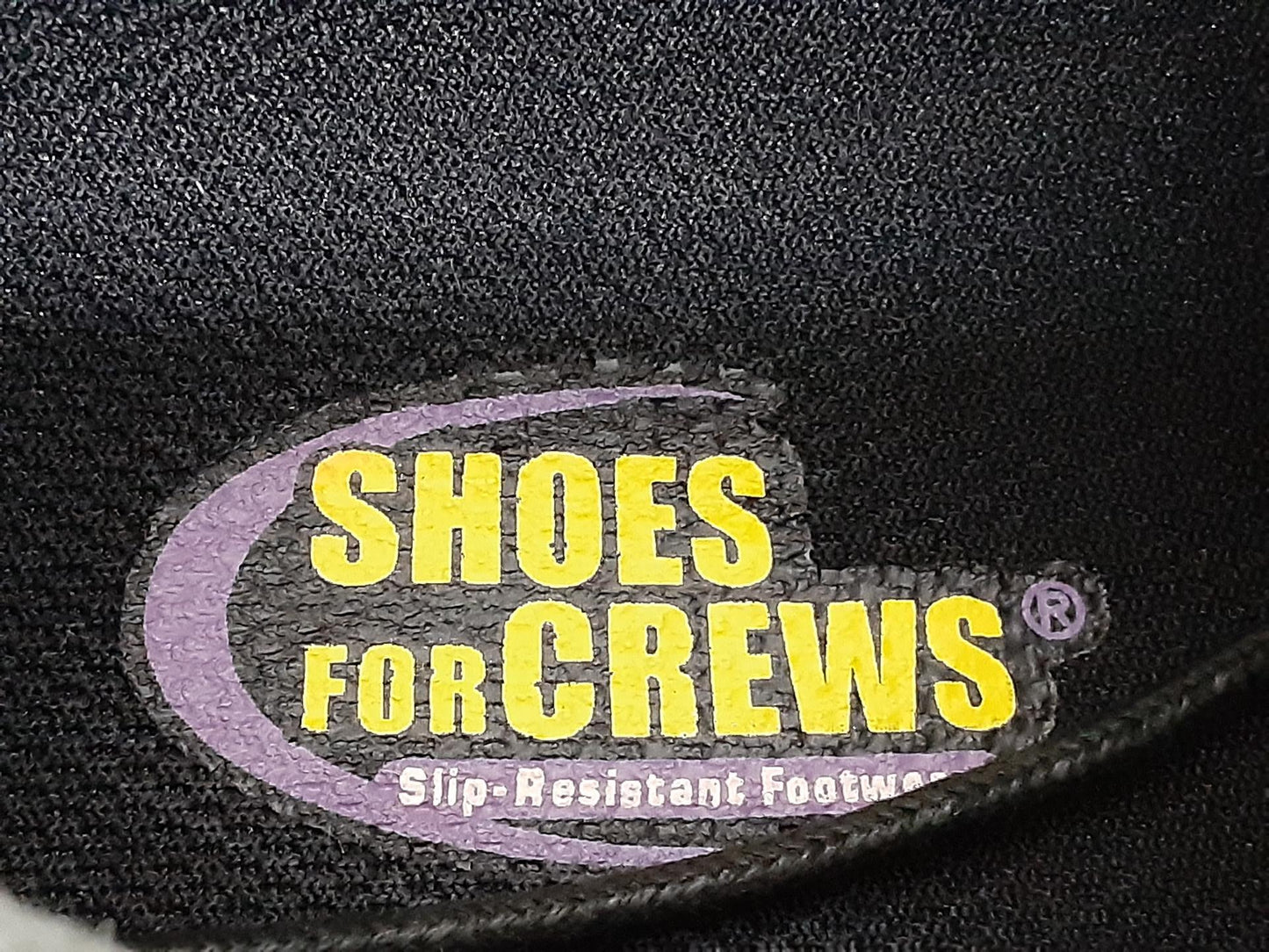 ShoesForCrews Mens 1006, Mens, Black, 9.5 Medium -open box