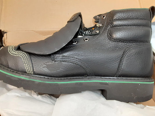 Hytest Safety Footwear Footrests 6" Black Met G, Mens Size 13 B *Defects*