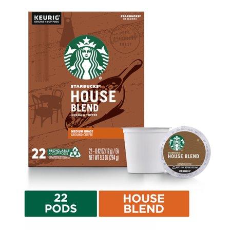 176 Count Starbucks House Blend K-Cups Coffee Pods Best Before July 2020