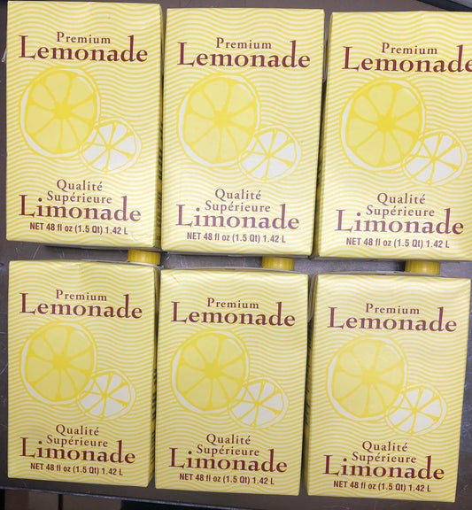 LOT OF 6 Starbucks Premium Lemonade Concentrate 48 OZ EACH BEST BY AUGUST 2020