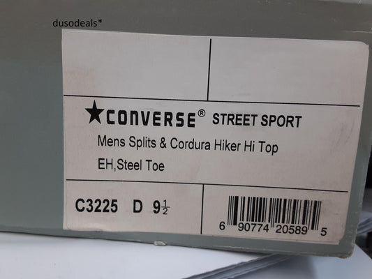 *defects*Converse StreetSport Splits & Cordua Hiker HiTop, C3225, Mens Size 9.5D