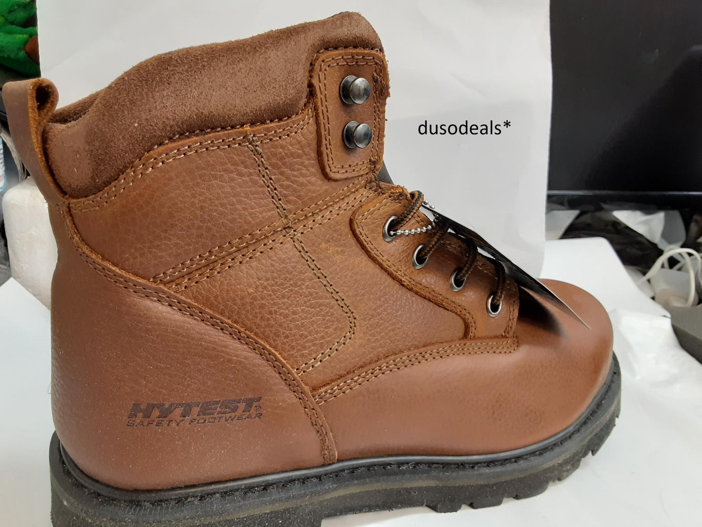 Hytest Welt Wellington 6", Steel Toe, EH, K13262, Tan, Size 9.5 Medium , MENS