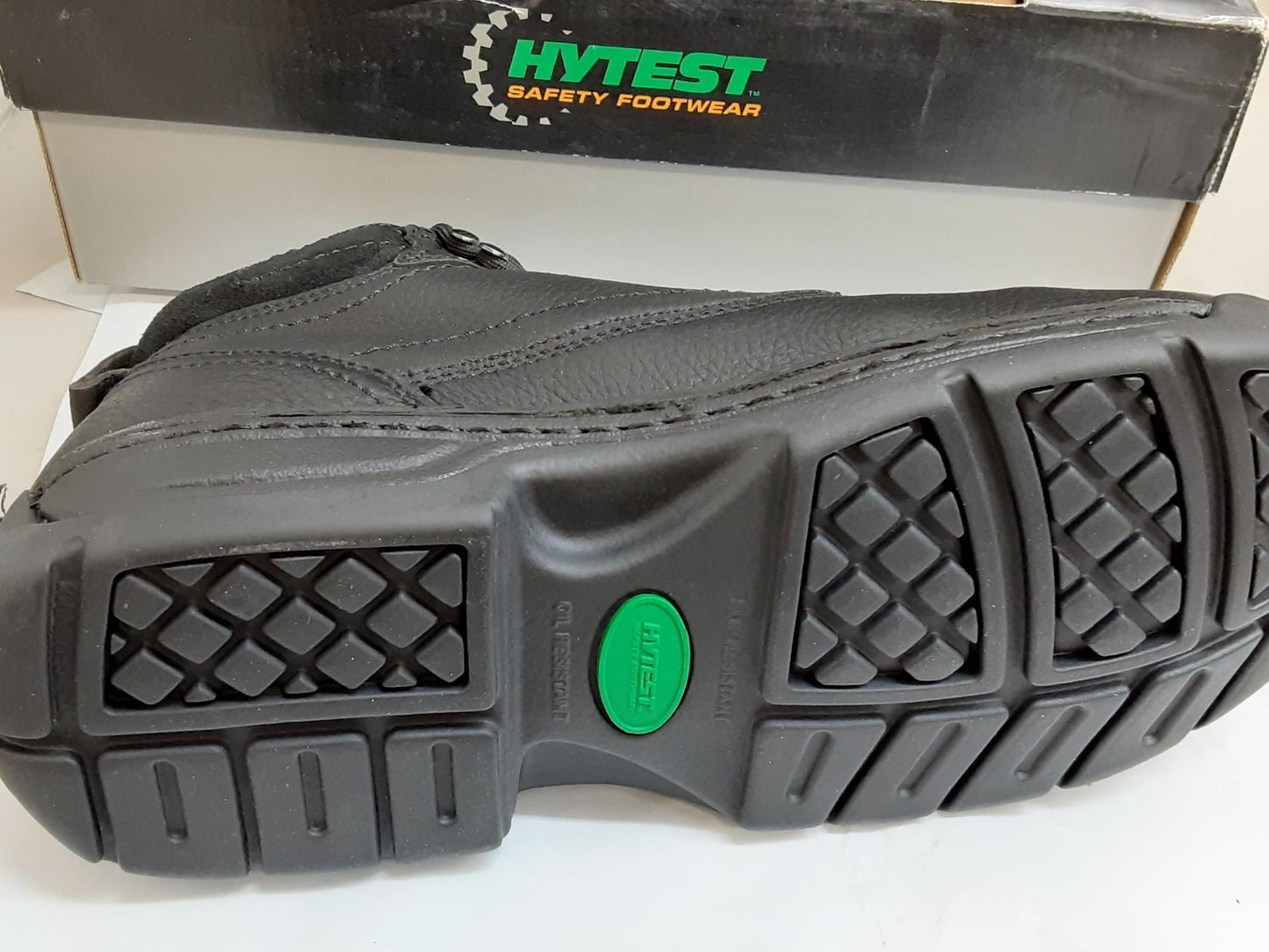 Hytest Safety Footwear 6" Opanka, Soft Toe, Black, K16160 Unisex sizes*