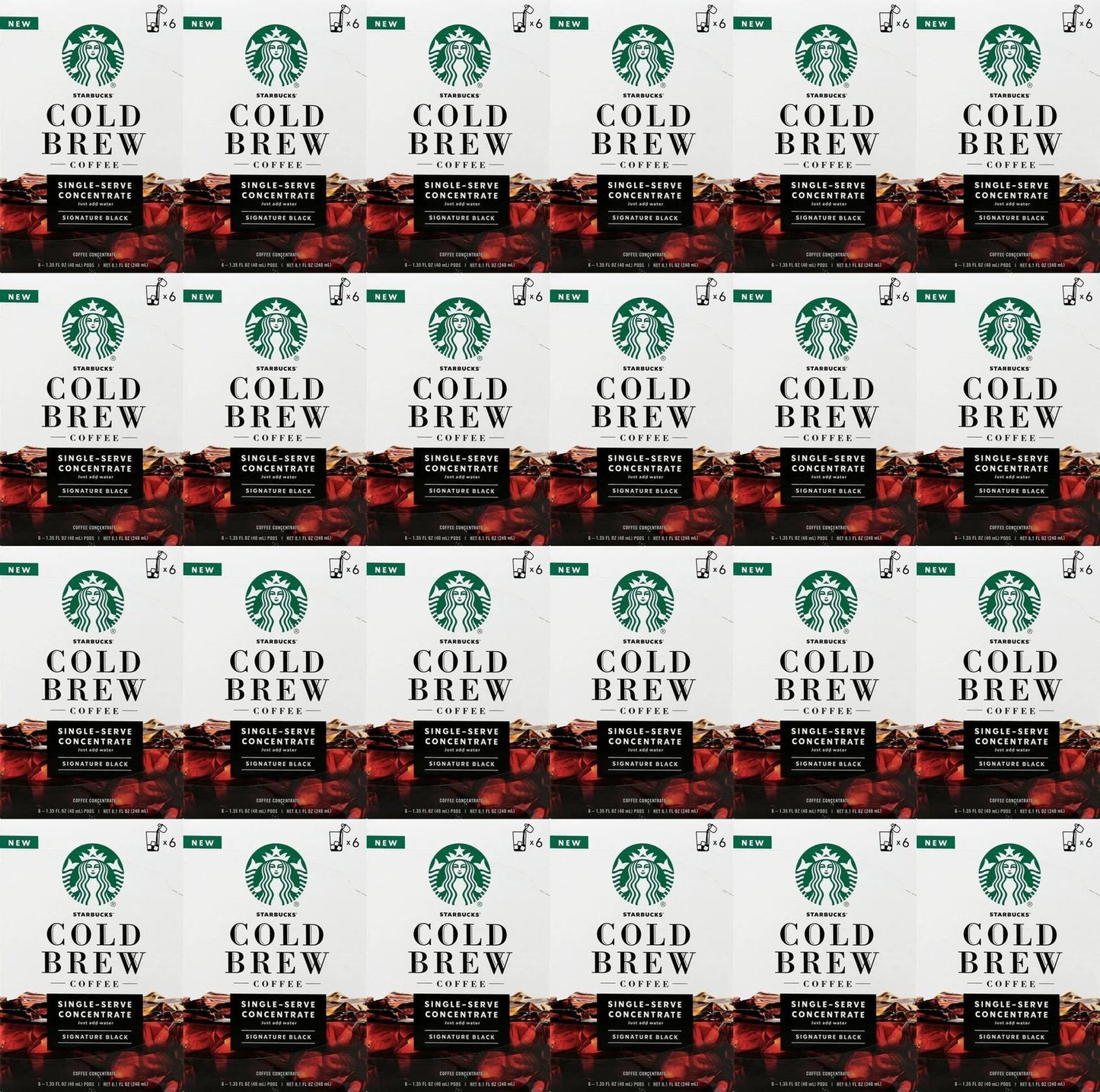 144 Starbucks Cold Brew Medium Roast Concentrate Black Best Before November 2020