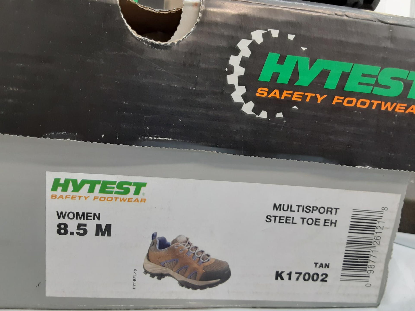 Hytest MultiSport, Steel Toe, Tan, K17002, Size 8.5 Medium, Women