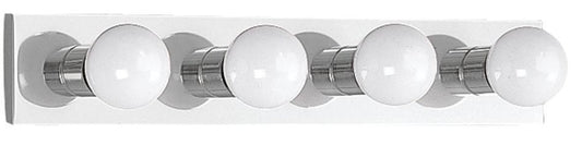 Sea Gull Lighting 4738-05 Center Stage Bathroom Light, Chrome