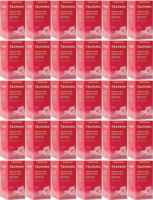 HUGE LOT OF 720 Teavana Hibiscus Spice Herbal Tea Bags Best Before April 2020