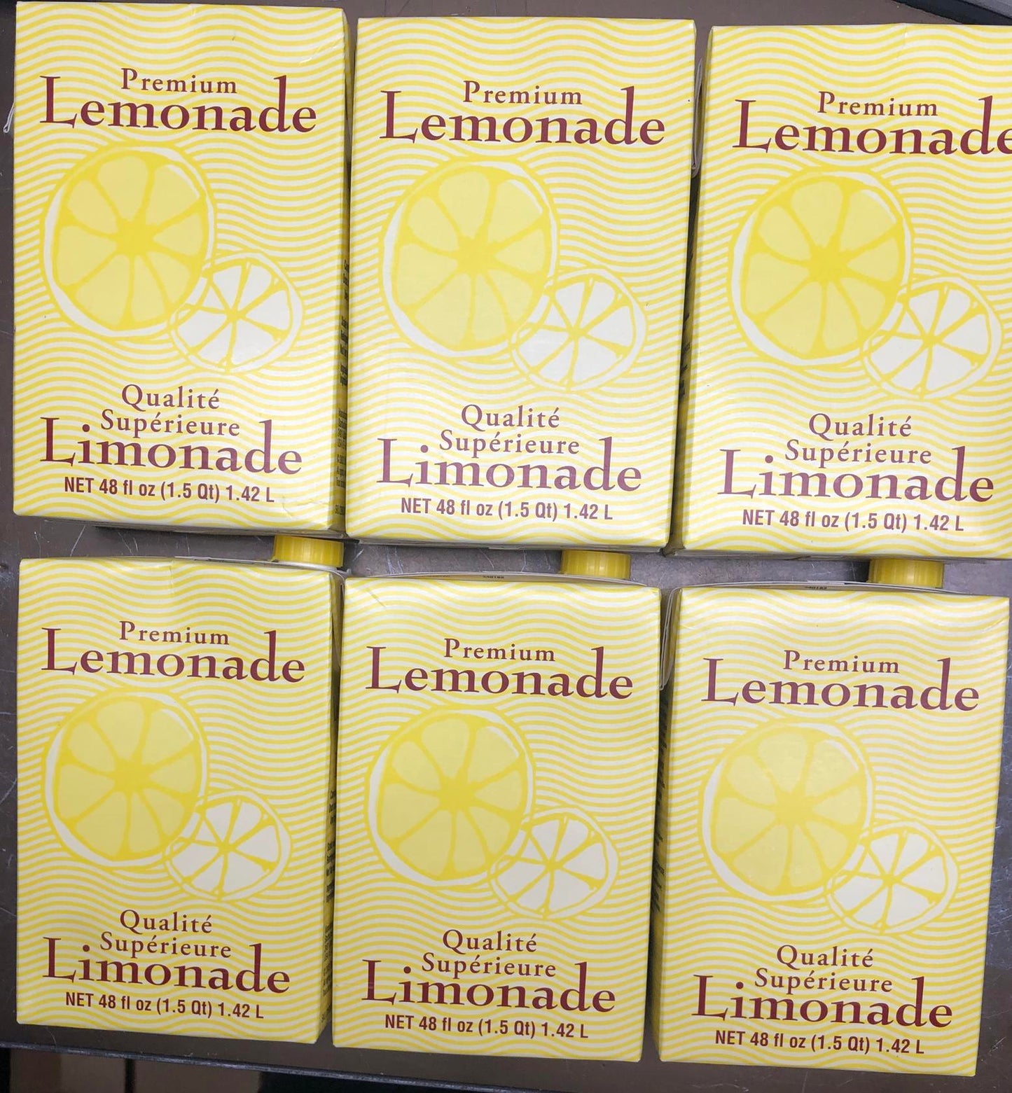 LOT OF 6 Starbucks Premium Lemonade Concentrate 48 OZ EACH BEST BY November 2020