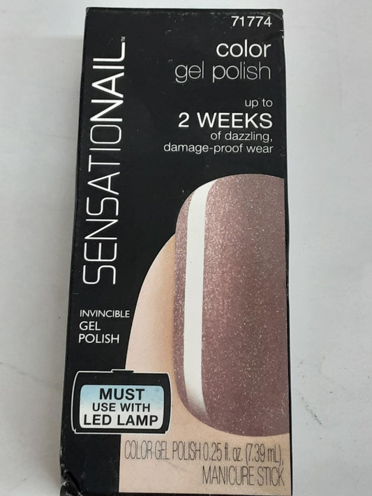 Sensationail Color Gel Polish, 'Going for the Rose Gold' 71774, NEW (1)