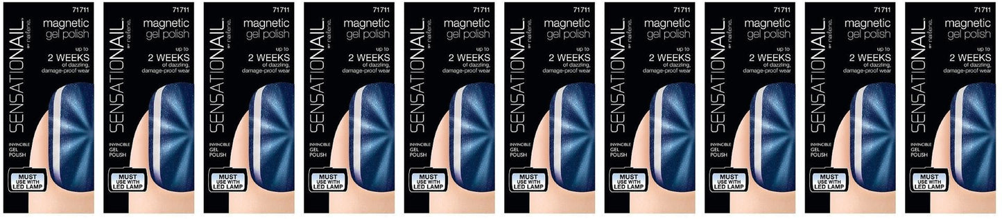 Sensationail- 71711- Magnetic Gel Polish-'tantalize' .30 oz -NEW- Lot of TEN