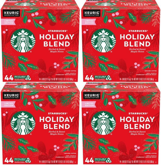 Starbucks Holiday Blend Coffee K Cups 176 K Cups READ DESCRIPTION