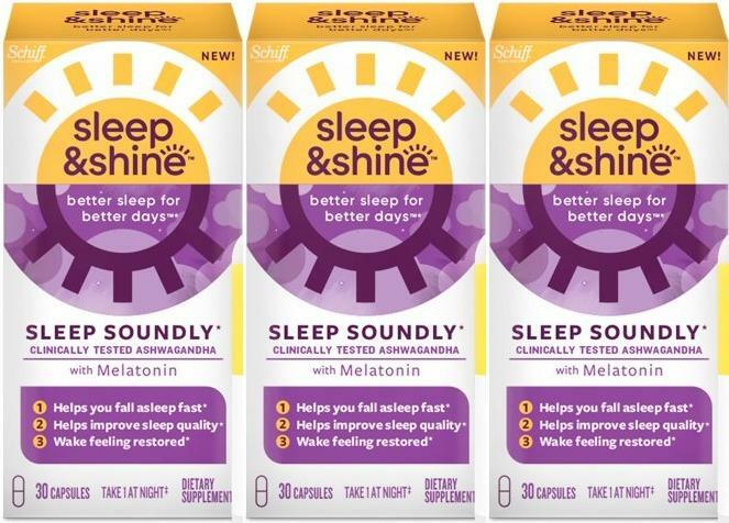 Schiff Nutrition Schiff Sleep & Shine Pack of 3 Capsules 30 Ct 90 Total 4/2023