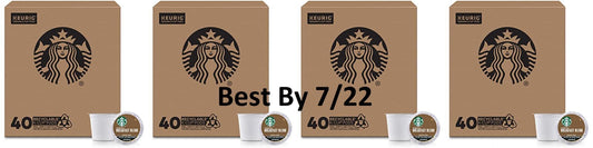 Starbucks Breakfast Blend K Cups Coffee Pods 160 Count READ DESCRIPTION