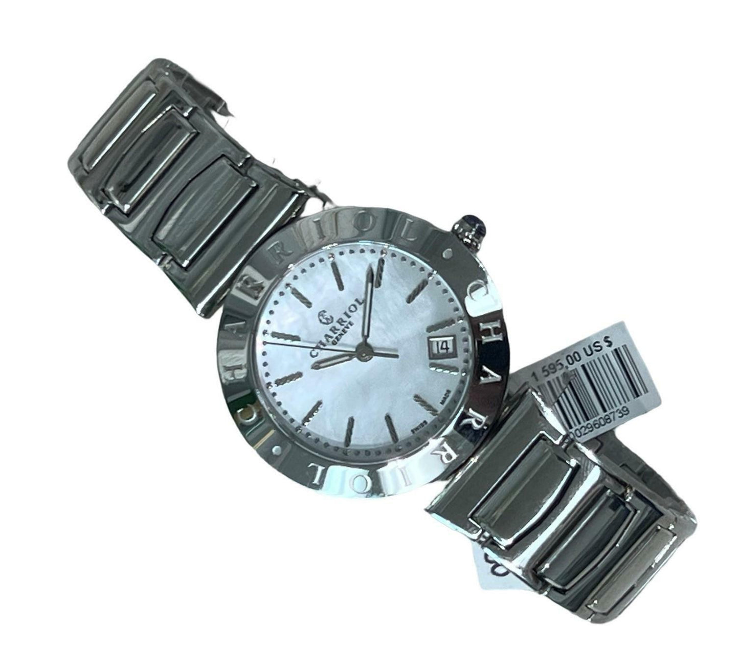 New Ladies Charriol Alexandre Quartz MOP Dial Watch Ref AMS.920.002