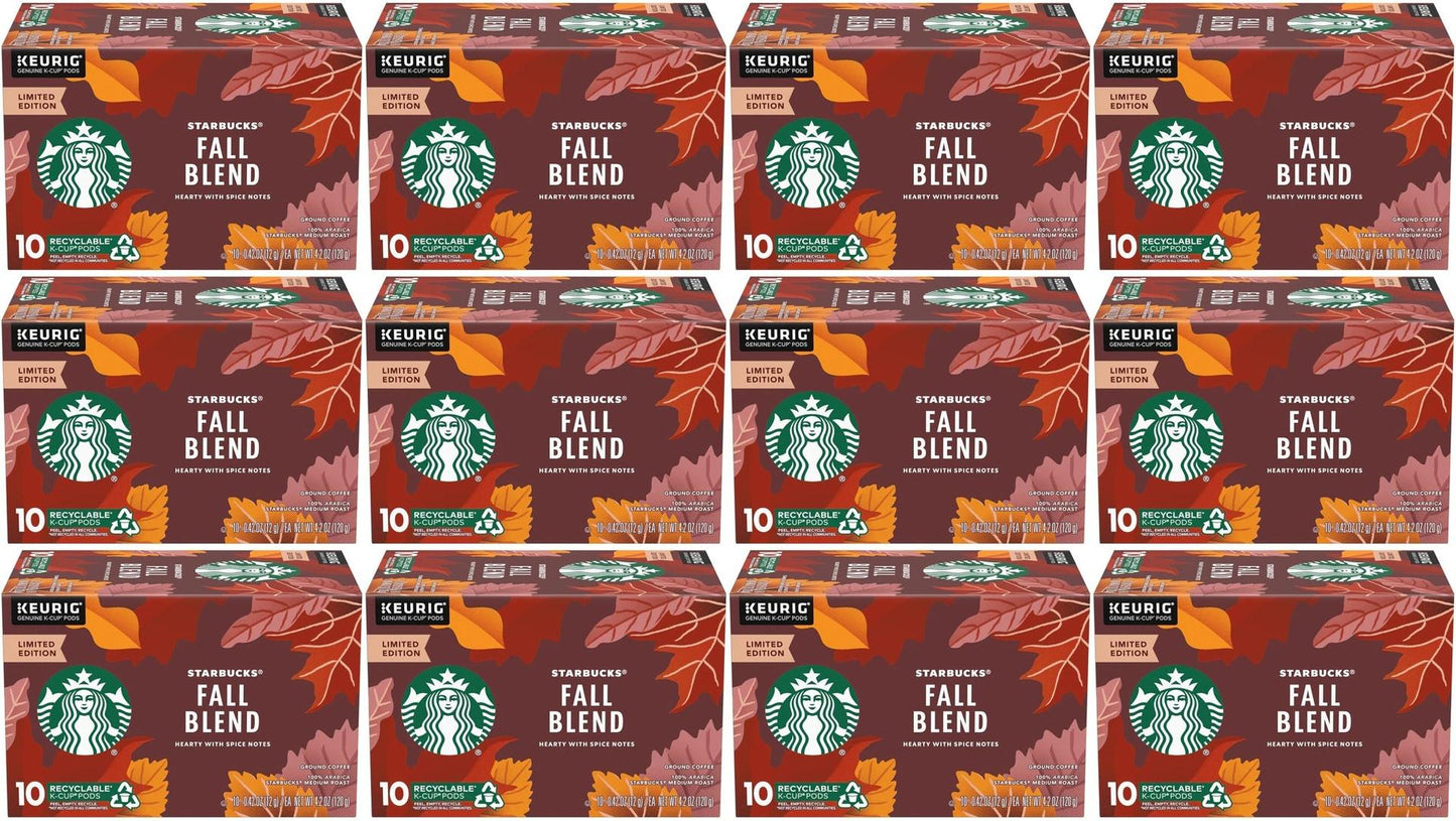 Starbucks Fall Blend K Cups Coffee Pods Medium Roast 120 COUNT READ DESCRIPTION