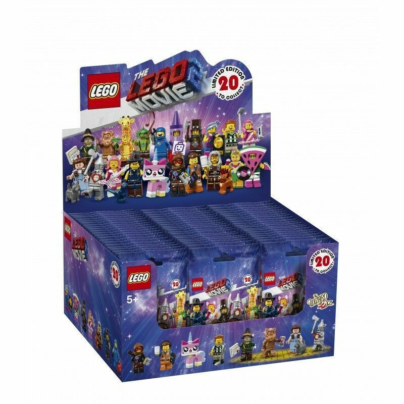 The Lego Movie 2 Minifigures Series Sealed Box Case of 60 Minifigure Packs 71023